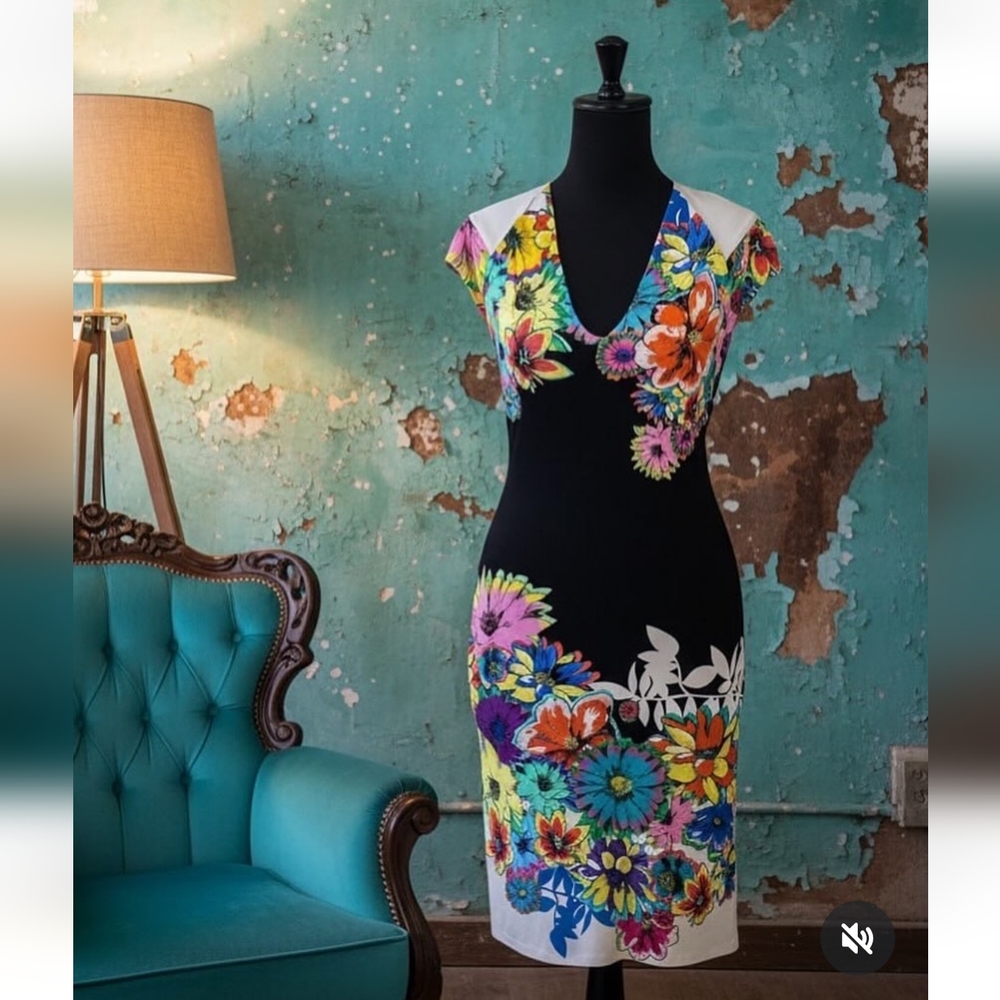 ROBERTO CAVALLI Floral Dress